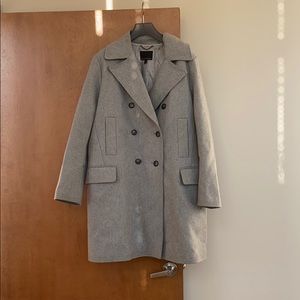 BANANA REPUBLIC Gray Wool Coat